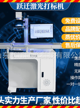 CCD视觉定位激光打标机/塑料壳盖充电头自动激光镭雕机激光打码机
