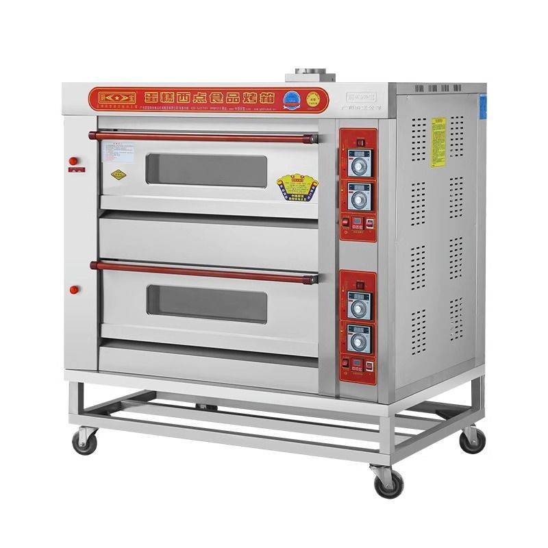 厨宝商用烤箱二层四盘燃气单层一盘月饼三层六盘面包披萨电烤