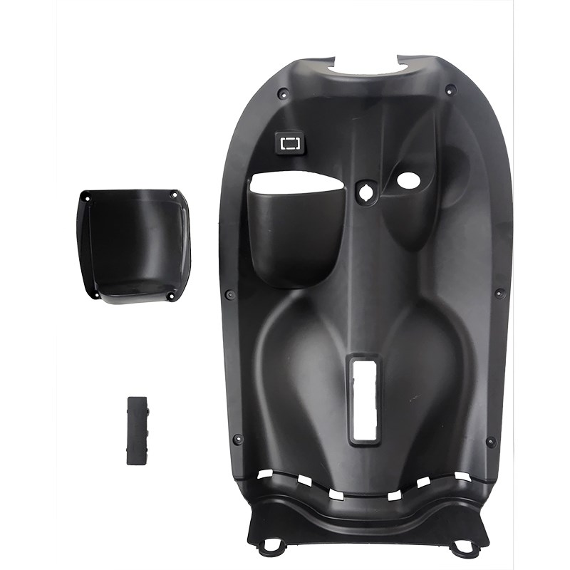 小龟王工具箱外壳塑件小绵t羊电动车内箱内壳带兜兜储物黑壳前踏