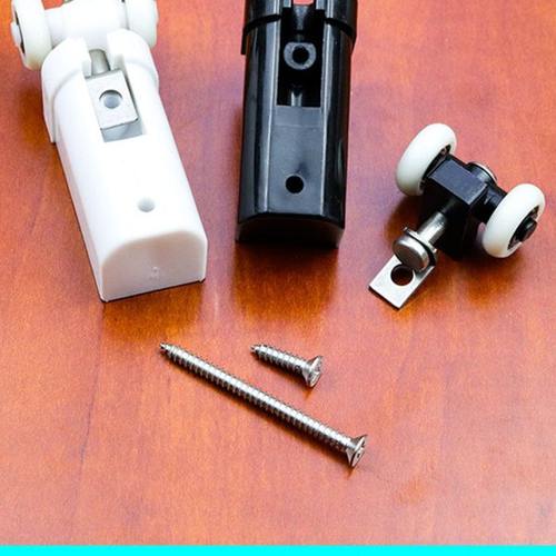 小折叠门吊轮轨道配件铝合金玻璃折叠门滑轮浴室门推拉移门上轮件