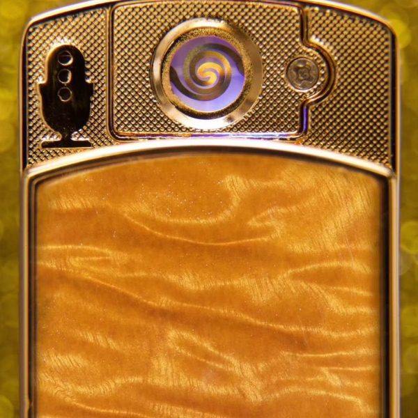 金丝楠木小叶桢楠质电弧式可充电打火机个性创意复古礼品