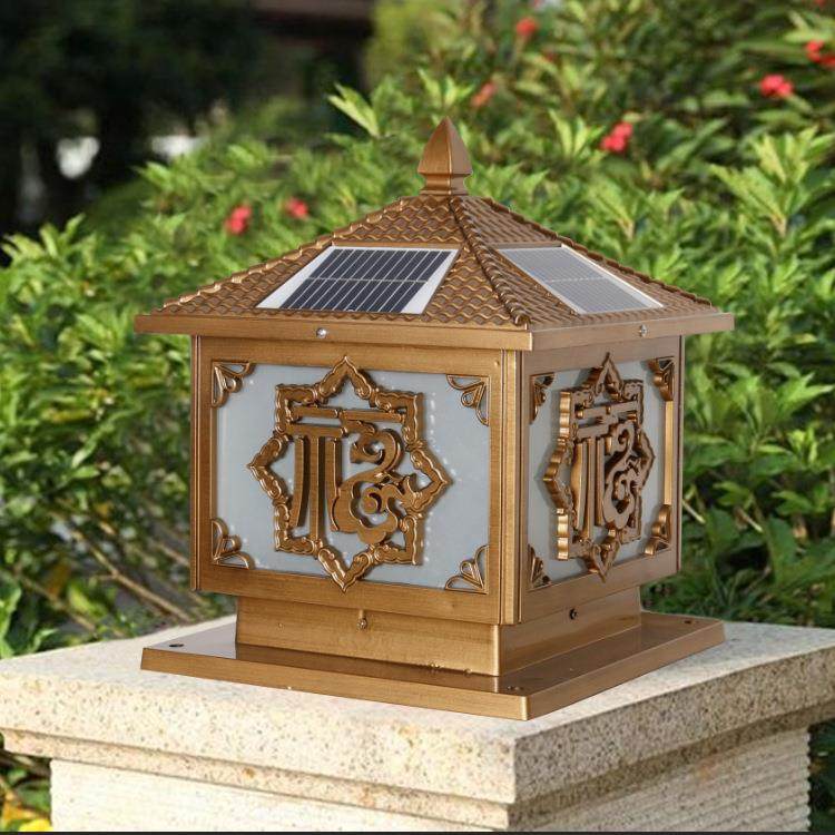 中山太阳能中式户外柱头灯光控庭院灯照明灯具复古太阳能灯,家装灯饰光源,景观庭院灯饰,淘宝优惠券,粉丝福利购,淘宝优惠卷