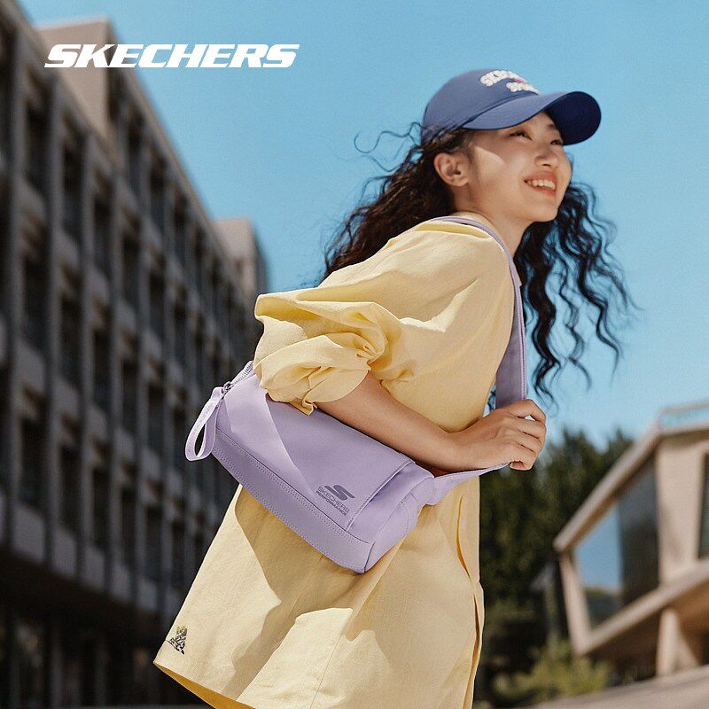 Skechers斯凯奇吐司包防泼水运动健身户外休闲日常斜挎包单肩包