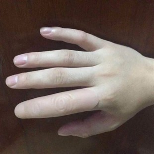 假手指套残疾人硅胶仿术断指魔真防汗防滑固定乳套食指胶手指头假