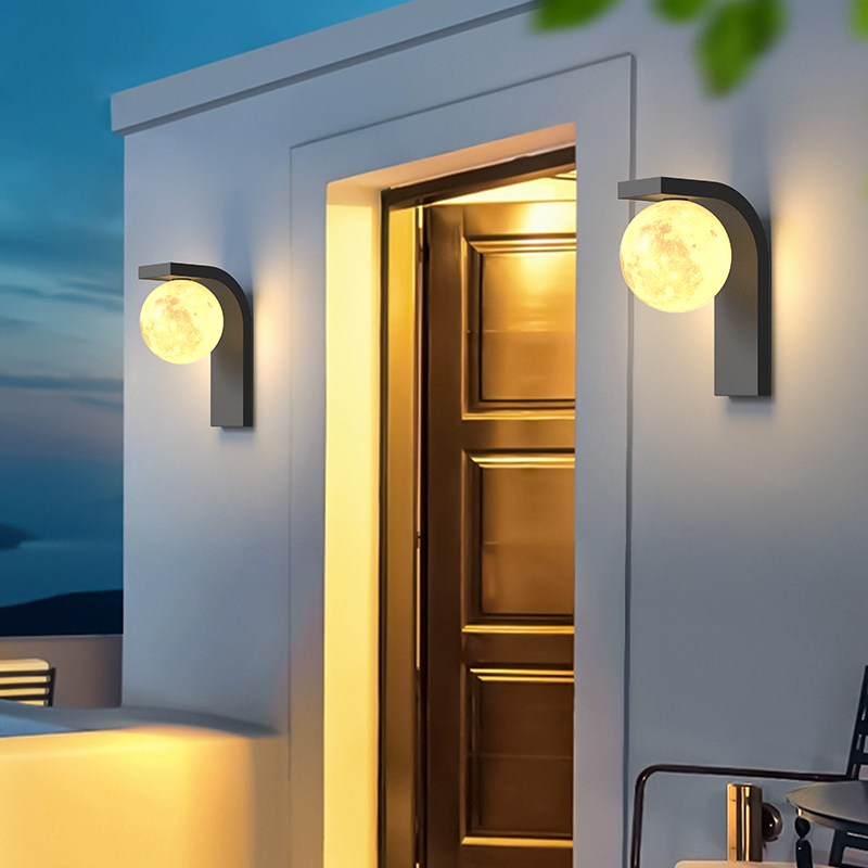 户外防水庭院灯j门前灯过道灯太阳能壁灯墙壁灯阳台露台花园围墙