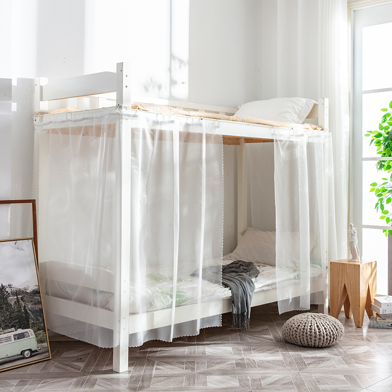 宿舍新款学生蚊帐男女p寝室上铺下铺家用特密防蚊单人床简约风纱