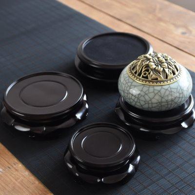 底座托架实木花盆底座木圆形托盘花瓶酒坛鱼缸奇石头底托盘木花架,家居饰品,香薰炉,淘宝优惠券,粉丝福利购,淘宝优惠卷