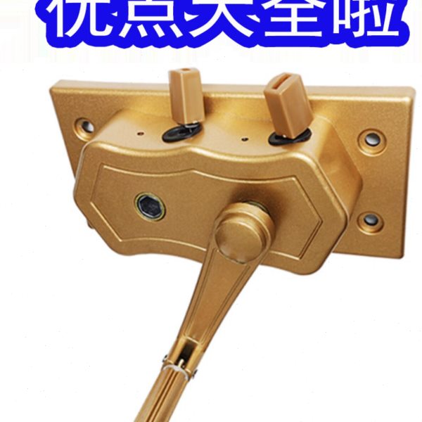 芒果通用免打孔手摇器晾衣架配件摇手动滑轮把手升降太太晒衣架图片