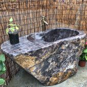 室外石头拖把池拖把桶拖布池地拖桶庭院花园别墅墩布池洗衣池水池