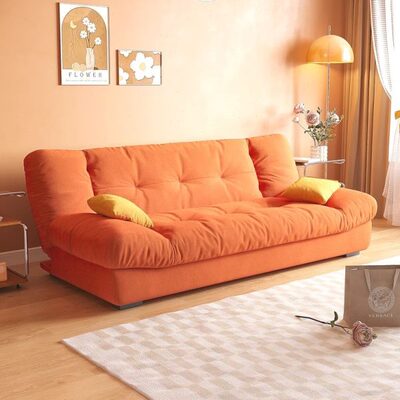 实木云朵两用可折叠沙发多功能客厅小户型沙发床现代奶油风网红款