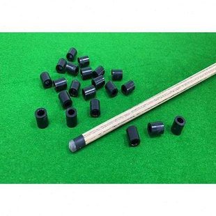 包邮台球杆黑色先角桌球九球大头杆波茨杆塑料中式黑八【配胶水】