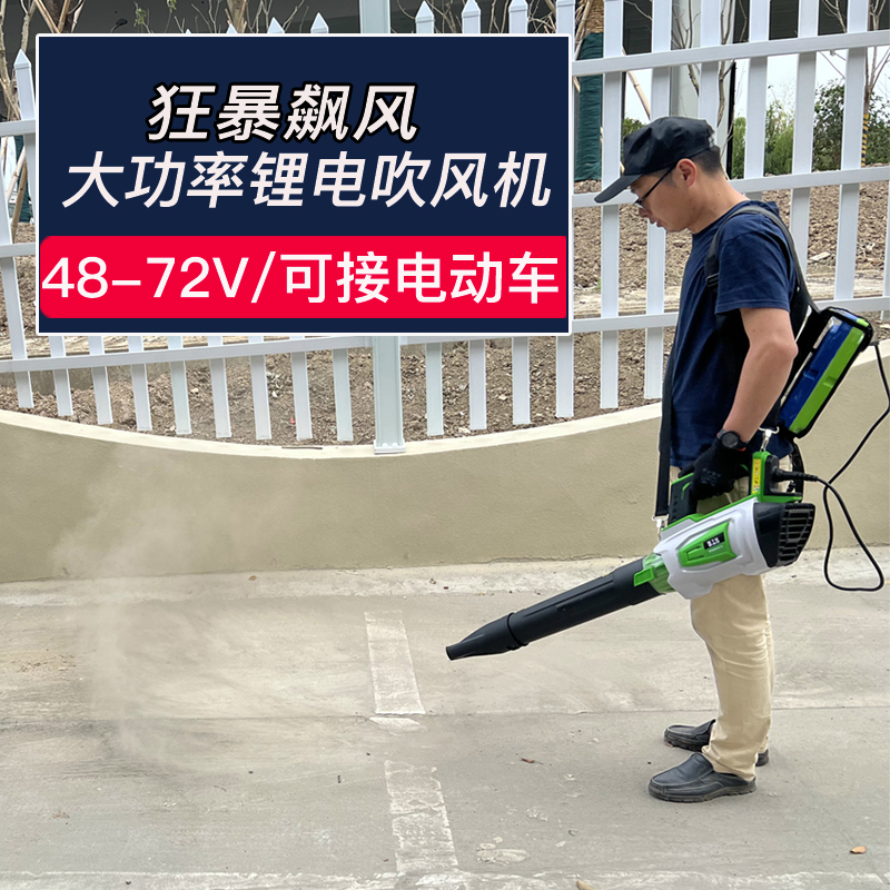 锂电工业级吹风机家用大功率鼓风C机吹雪机吹树叶除尘器充电吹灰