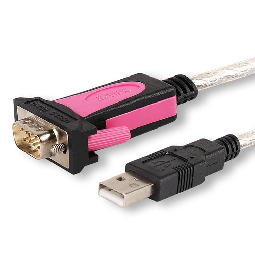 2特ZE533业转接线USB2.0转RS23力串口线COM数据线工C级通用连接器