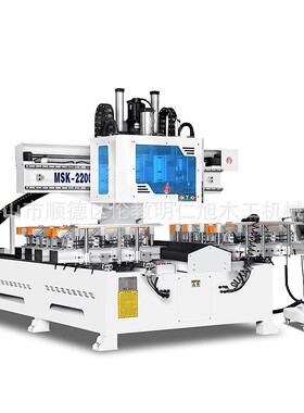 MSK2200-8全自动数控多轴榫槽机铣槽机设备可定制铣槽钻孔木塑