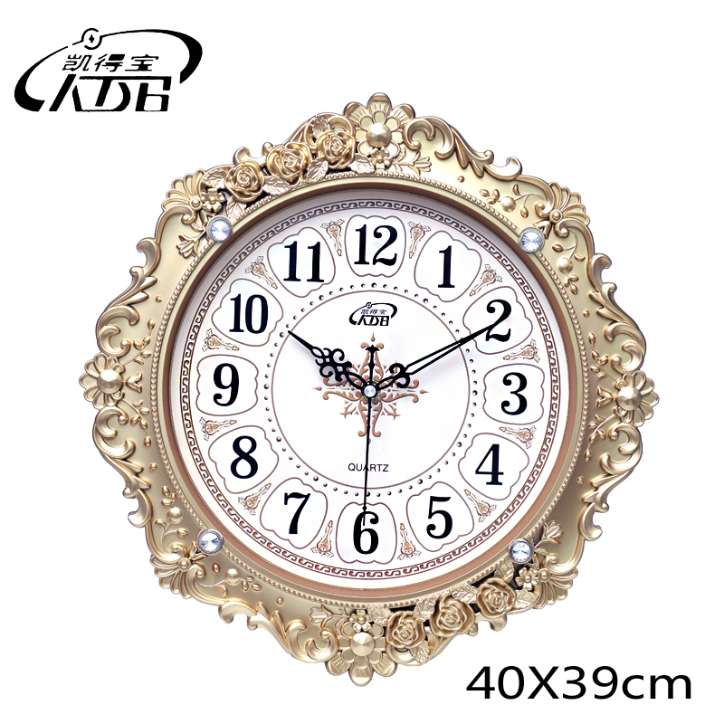 北欧静音钟表g挂墙简约现代电波客厅大气家用时尚创意轻奢石英时