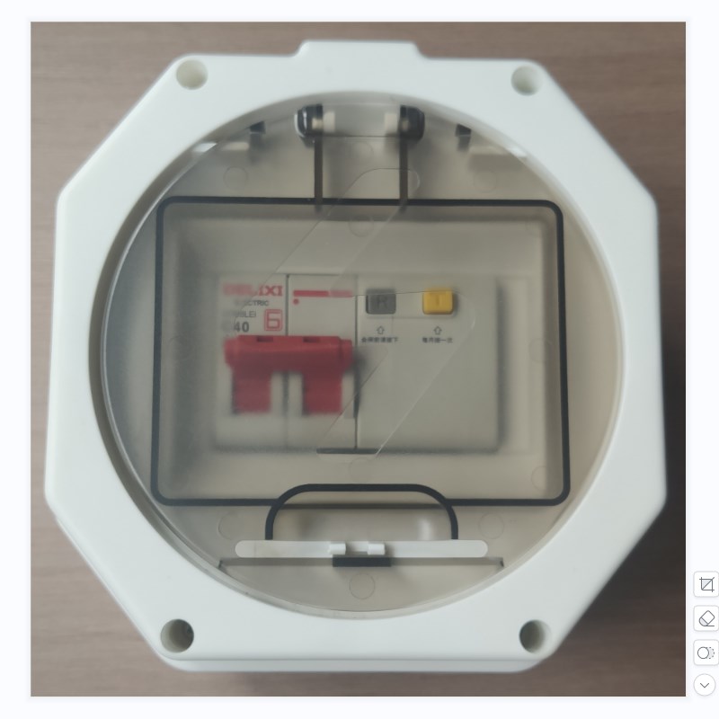 充电桩配套家用小型空开配电箱y明装暗装防水溅开关箱漏电保护盒