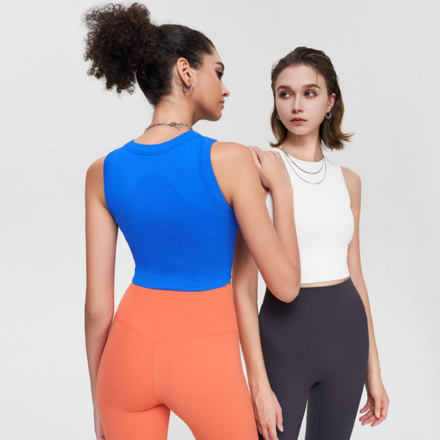 外穿防震运动内衣一体杯