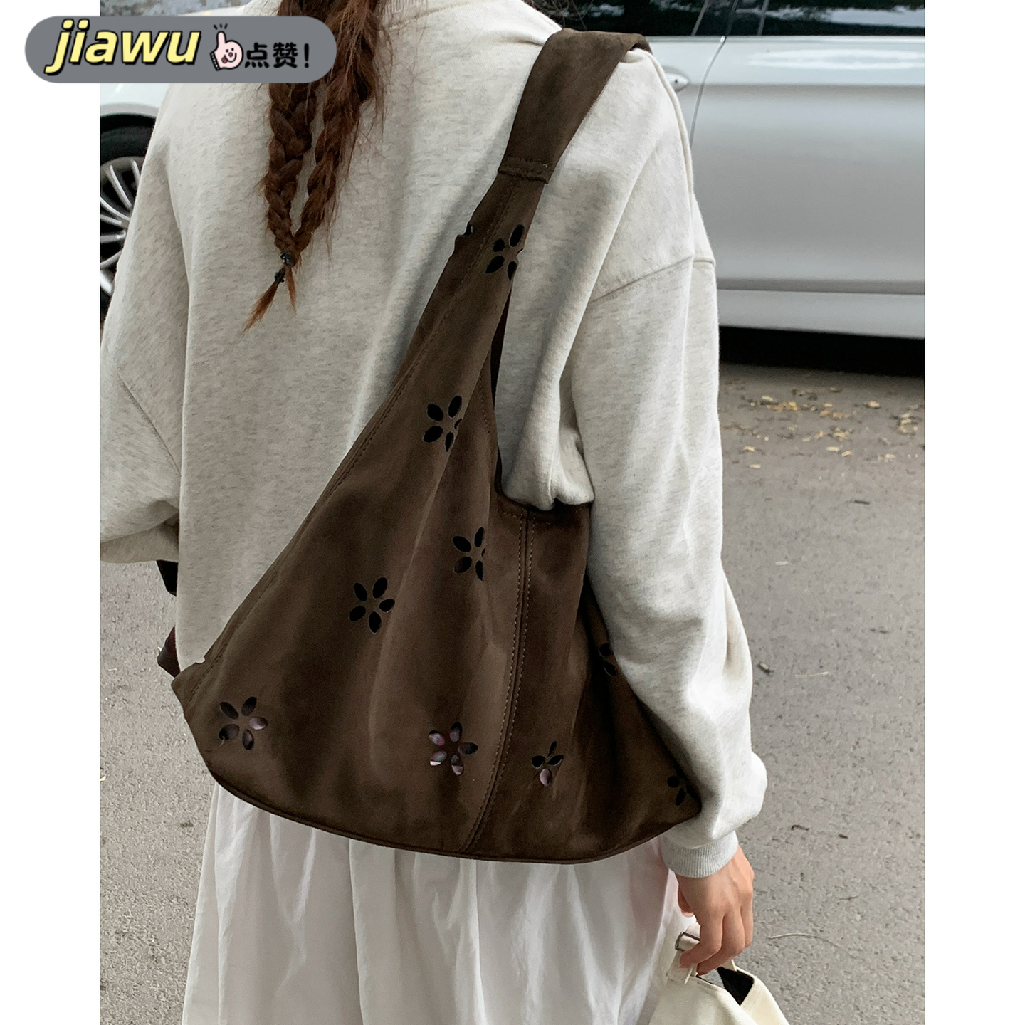 新款大容量腋下通勤包女士包包简