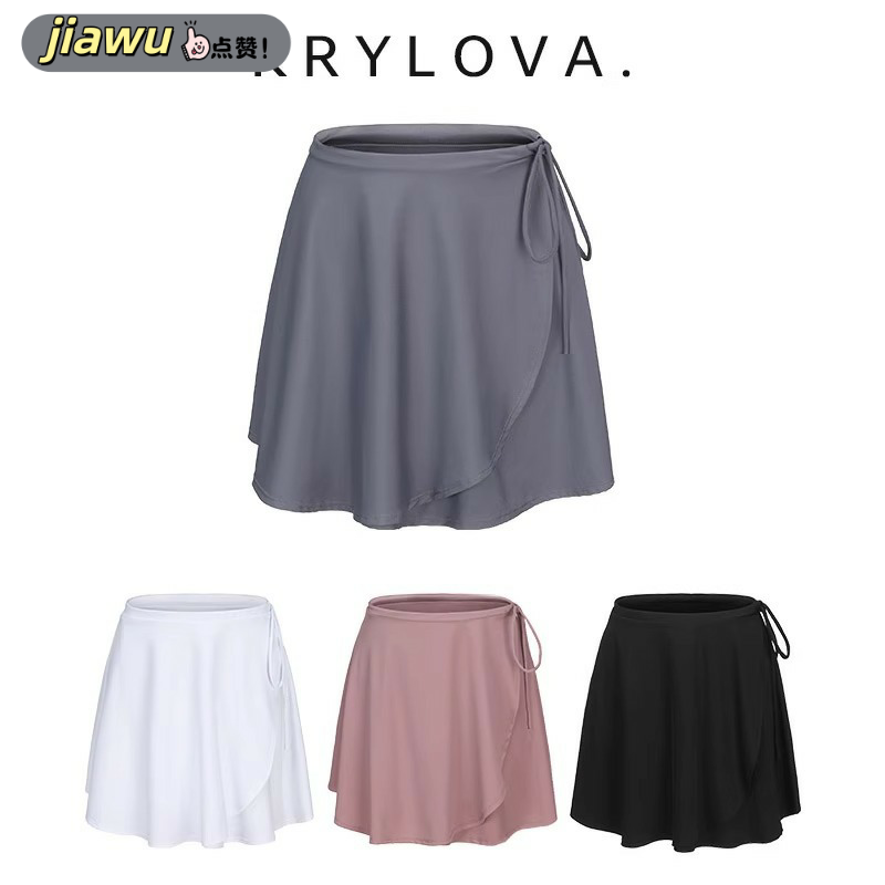 百褶裙温柔风瑜伽裤遮挡半身裙