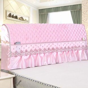 木头硬板床头套罩软包靠垫1米5防尘罩床头罩2024新款高档高级感