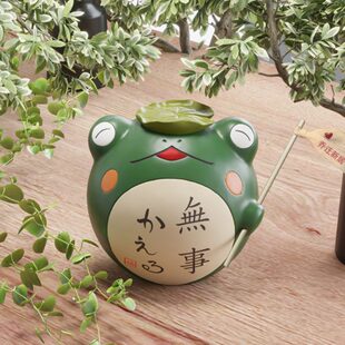 2023新款无事青蛙看不出来是存钱罐大人高级只进不出储钱罐零钱罐