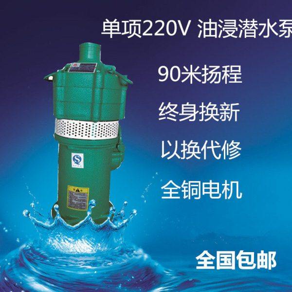 QD油浸式水泵潜水泵深井泵高扬程井下抽水泵220V单项1寸农用灌溉,五金/工具,水泵,淘宝优惠券,粉丝福利购,淘宝优惠卷