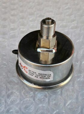 表盘直径40mm 轴向不锈钢压力表 y-40z-bf 0-1mpa 螺纹zg1/8  1分