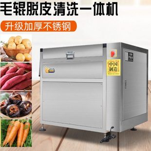 毛刷土豆清洗去皮机生蚝红薯洋芋生姜芋头莲藕马蹄萝卜清洗脱皮机