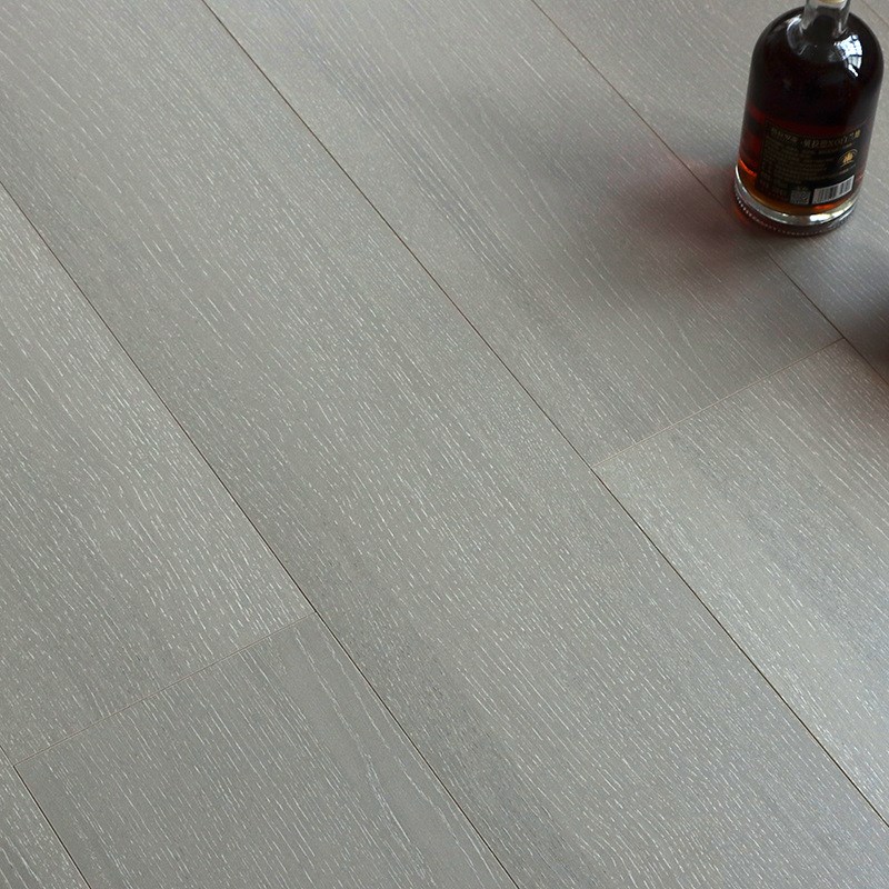 新三层实木地板15mm厚家用耐磨耐水三层整芯地板卧室地暖灰色地板