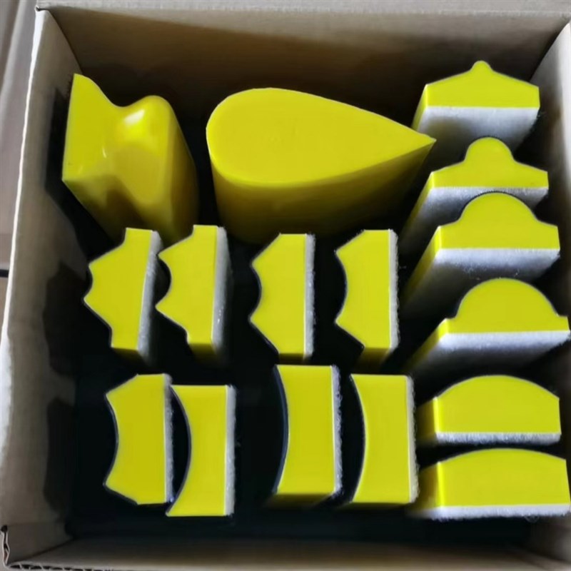 16件套打磨抛光块吸盘自粘式植绒砂汽车磨灰打磨打磨量大价从优