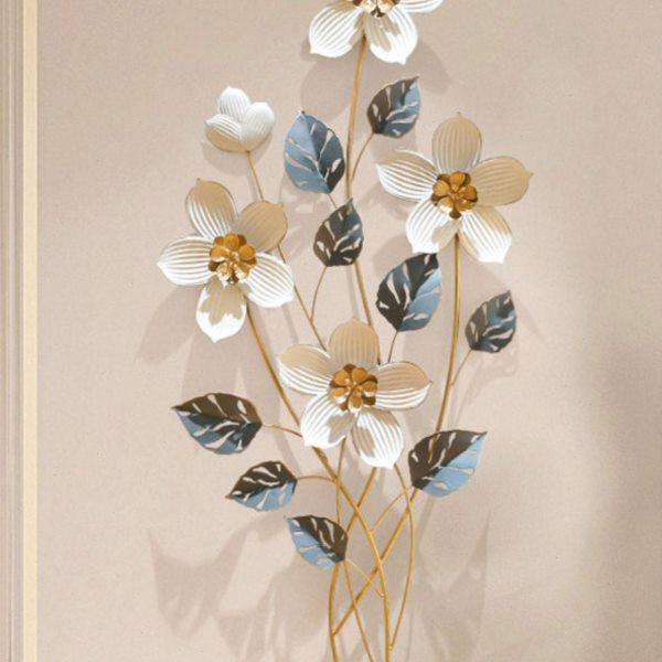 新中式入户进门壁挂件客厅餐厅玄关轻奢墙面装饰轻奢卧室铁艺花朵,家居饰品,壁饰,淘宝优惠券,粉丝福利购,淘宝优惠卷