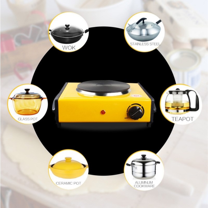 1000W电热炉小电炉实验室电炉加热烧杯煮咖啡炉蚊香炉带手柄