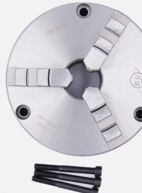 新款众环环球前穿孔三爪自定心卡盘手动联动数控车床夹头 K21 250