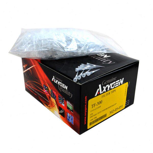 实验耗材 10ul带滤芯袋装吸头 Axygen/爱思进 TF-300 1000支/盒