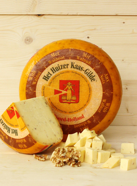 惠责卡斯高达核桃味奶酪Huizer kaas荷兰进口风味奶酪芝士整轮