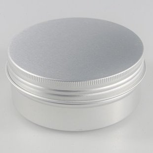 6个150G83*38螺纹铝盒圆形分装盒通用茶叶花茶干果密封金属包装盒