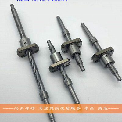高精密微型滚珠丝杆 SFK0601/0801/0802/1002/1202/1402 定制轴端