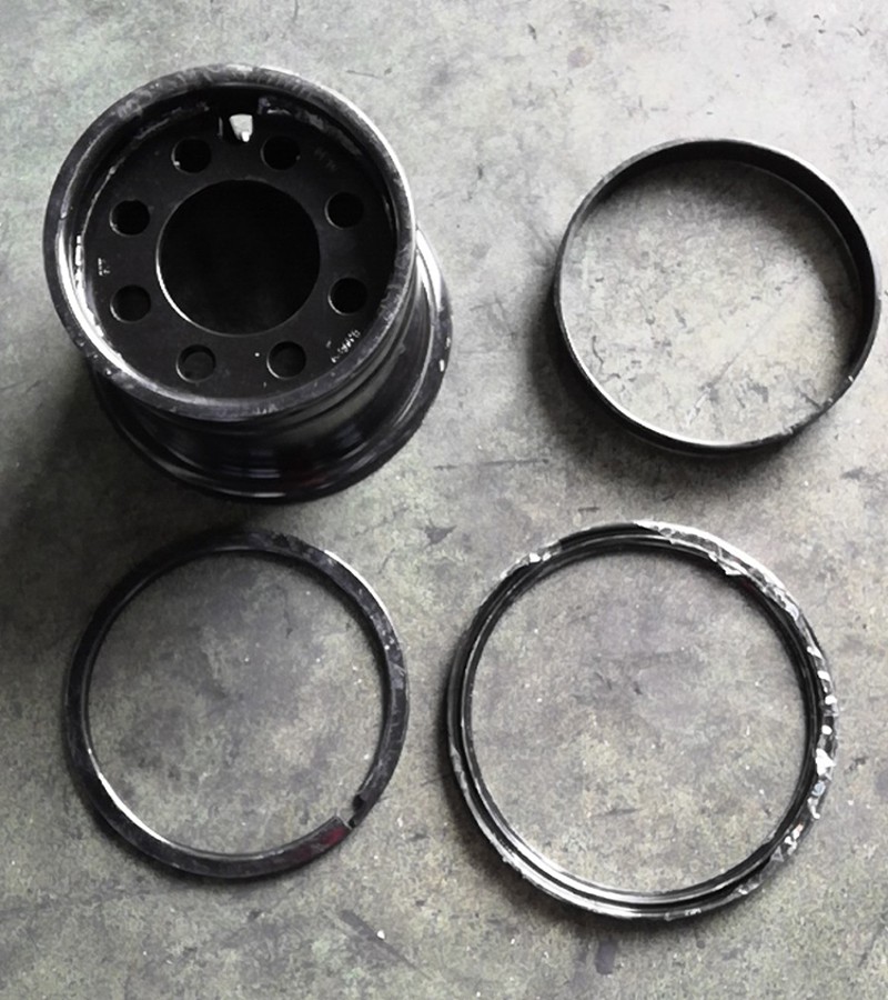 叉车钢圈轮毂压条挡圈锁圈卡条环簧28x9-15 700-12 825-15 18*7-8