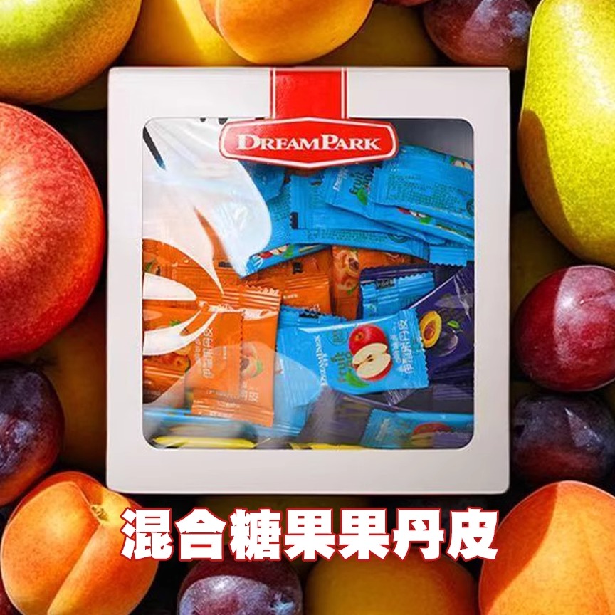 诗梦园果丹皮4种水果混合600克