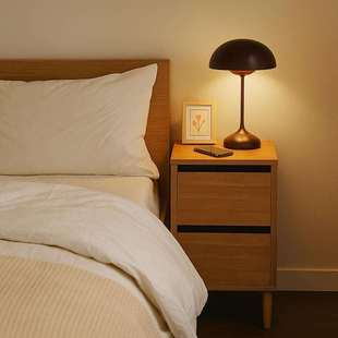 实木床头柜现代简约家用一体床头置物架卧室小型储物柜床边收纳柜