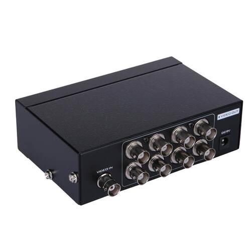 迈拓维矩 8口BNC分配器 分频器1进8出监控视频信号共享MT-108BC