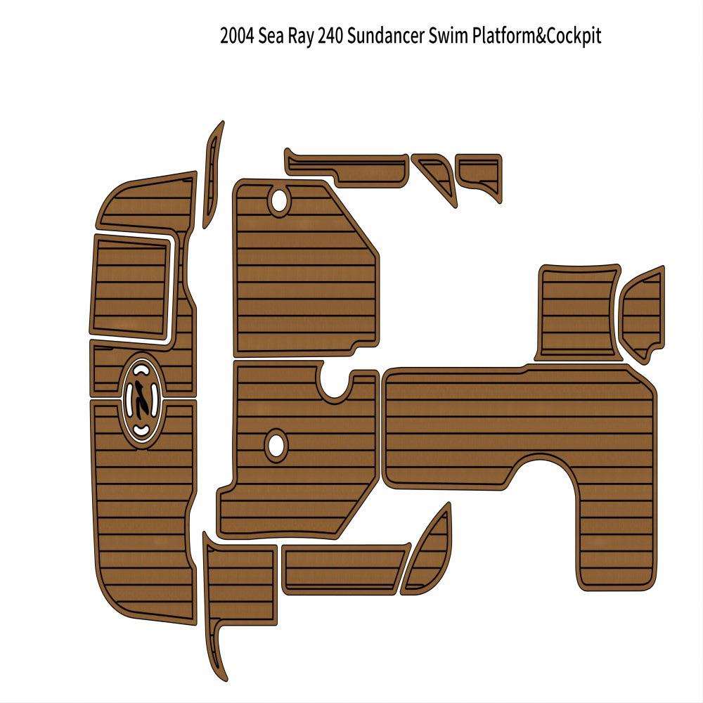 2004 Sea Ray 240 Sundancer 游艇EVA柚木地板亚马逊eBay热销