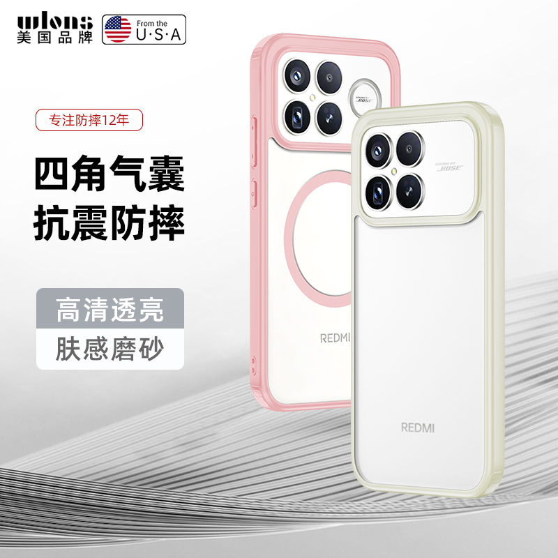 适用小米pocof8pro手机壳透明