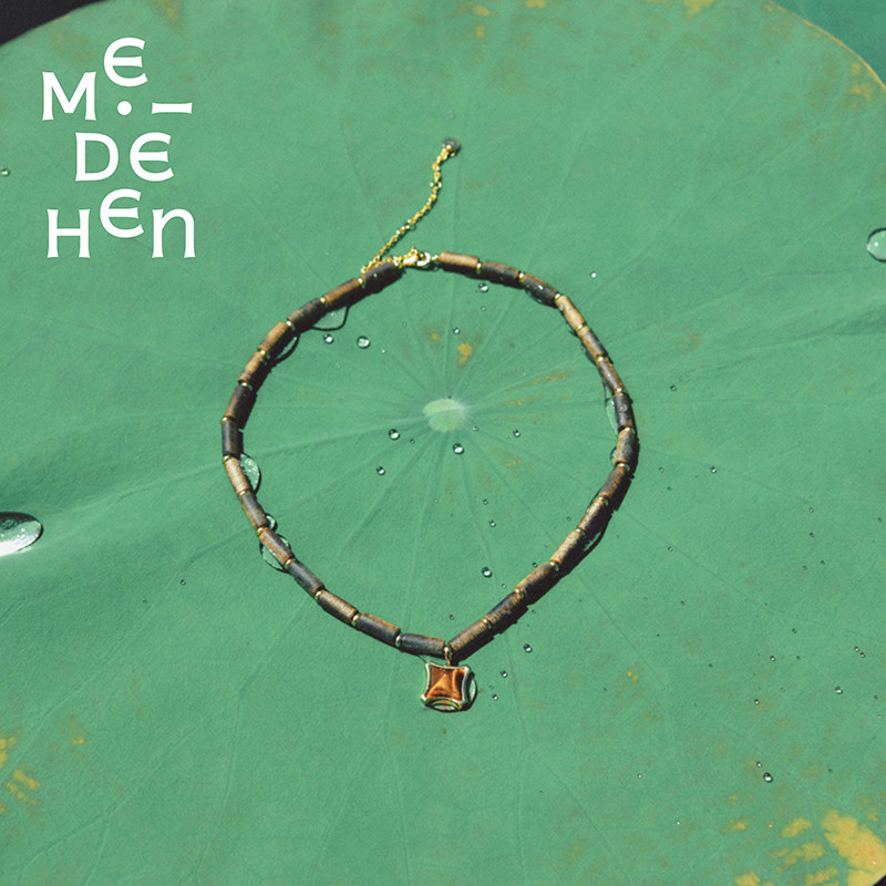 MEIDEHEN美得很沉迹寻香·沉香桶珠四方切割虎睛石吊坠项链,饰品/流行首饰/时尚饰品新,沉香,淘宝优惠券,粉丝福利购,淘宝优惠卷