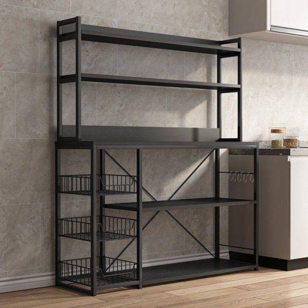 厨房菜篮子置物架落地多层家用蔬菜储物架烤箱微波炉锅具收纳架子,厨房/烹饪用具,果蔬置物架/篮/框,淘宝优惠券,粉丝福利购,淘宝优惠卷