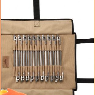 柯曼户外帐篷营钉包地钉收纳包工具包帆布便捷收纳整理包