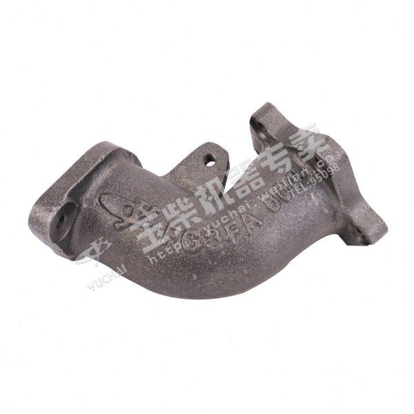 玉柴发动机原厂配件YC4F增压器后排气管FG3FA涡轮后排接管