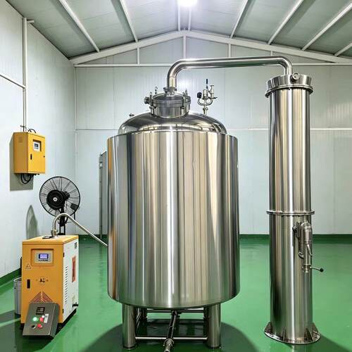 厂供应米家蒸钢馏器不锈蒸馏器1400升酒米酒JM-CS-1蒸馏器