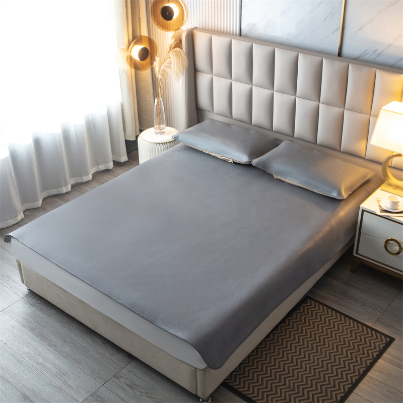 古法无涂层原生态k整张清水头层牛皮席1.8米软席纯色真皮床垫硬席