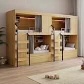 双层床上下铺儿童床学校宿舍青旅民宿床酒店员工公寓床寝室上下床